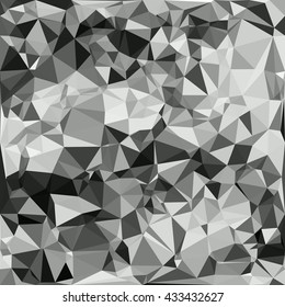 Black Polygonal Mosaic Background, Creative Design Templates