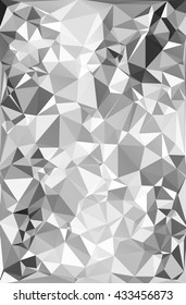 Black Polygonal Mosaic Background, Creative Design Templates