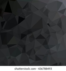Black Polygonal Mosaic Background, Creative Design Templates