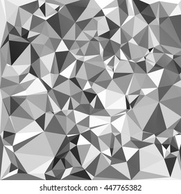 Black Polygonal Mosaic Background, Creative Design Templates