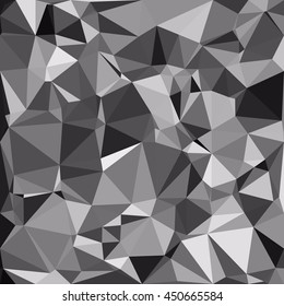 Black Polygonal Mosaic Background, Creative Design Templates