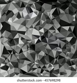 Black Polygonal Mosaic Background, Creative Design Templates