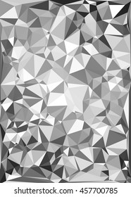 Black Polygonal Mosaic Background, Creative Design Templates