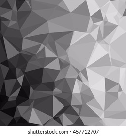 Black Polygonal Mosaic Background, Creative Design Templates