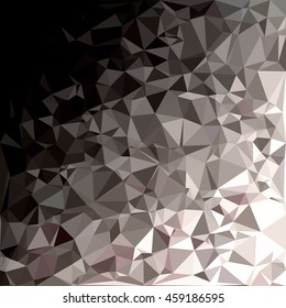 Black Polygonal Mosaic Background, Creative Design Templates