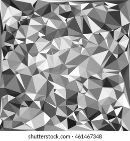 Black Polygonal Mosaic Background, Creative Design Templates