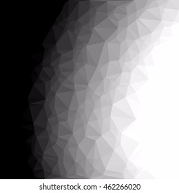 Black Polygonal Mosaic Background, Creative Design Templates