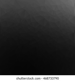 Black Polygonal Mosaic Background, Creative Design Templates
