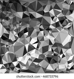 Black Polygonal Mosaic Background, Creative Design Templates