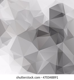 Black Polygonal Mosaic Background, Creative Design Templates