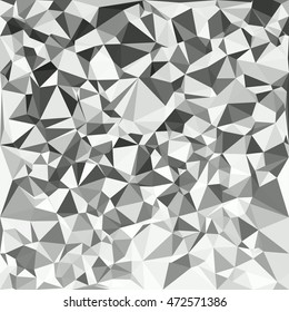 Black Polygonal Mosaic Background, Creative Design Templates