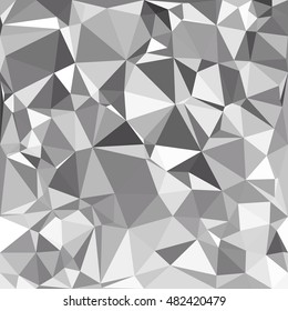 Black Polygonal Mosaic Background, Creative Design Templates