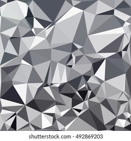 Black Polygonal Mosaic Background, Creative Design Templates