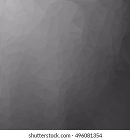 Black Polygonal Mosaic Background, Creative Design Templates