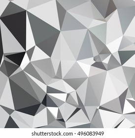 Black Polygonal Mosaic Background, Creative Design Templates