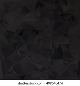 Black Polygonal Mosaic Background, Creative Design Templates