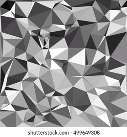 Black Polygonal Mosaic Background, Creative Design Templates