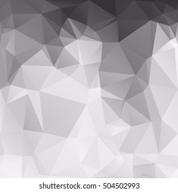 Black Polygonal Mosaic Background, Creative Design Templates
