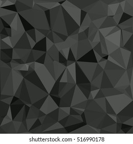 Black Polygonal Mosaic Background, Creative Design Templates