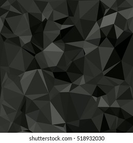 Black Polygonal Mosaic Background, Creative Design Templates