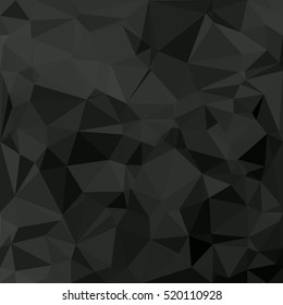 Black Polygonal Mosaic Background, Creative Design Templates
