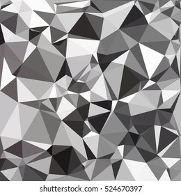 Black Polygonal Mosaic Background, Creative Design Templates