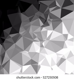Black Polygonal Mosaic Background, Creative Design Templates