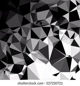 Black Polygonal Mosaic Background, Creative Design Templates