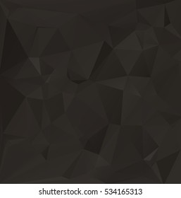 Black Polygonal Mosaic Background, Creative Design Templates