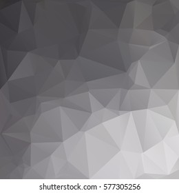 Black Polygonal Mosaic Background, Creative Design Templates