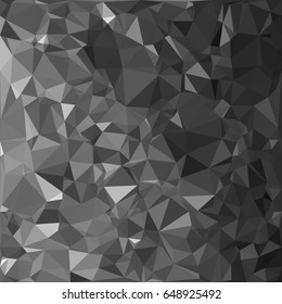 Black Polygonal Mosaic Background, Creative Design Templates