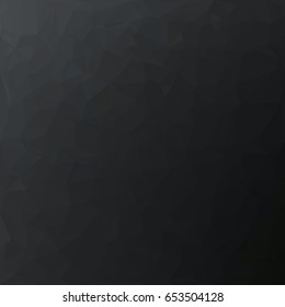 Black Polygonal Mosaic Background, Creative Design Templates