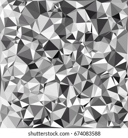 Black Polygonal Mosaic Background, Creative Design Templates