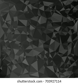 Black Polygonal Mosaic Background, Creative Design Templates