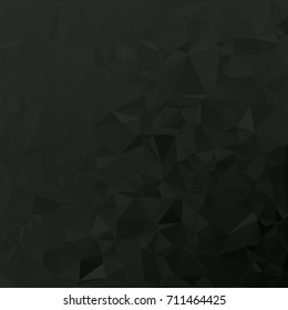 Black Polygonal Mosaic Background, Creative Design Templates