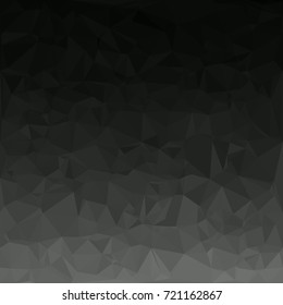 Black Polygonal Mosaic Background, Creative Design Templates