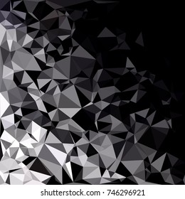 Black Polygonal Mosaic Background, Creative Design Templates