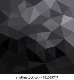 Black polygonal space for your design for sale on Black Friday or space for  headline or product. Low Poly. Mesh of triangles. Black texture.