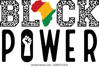 Black Power design - Black History T-shirt Design, Black History PNG DXF EPS, African American t-shirt design, Black History bundle