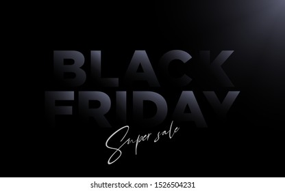 Black premium abstract background with luxury gradient geometric elements. Rich background for exclusive design. - Vector