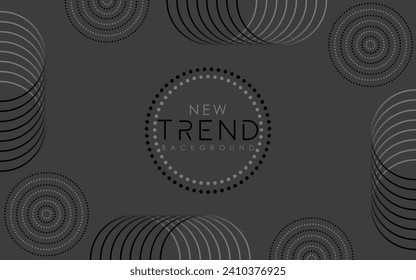Fondo abstracto premium negro con elementos geométricos gradientes de lujo. Fondo rico para el diseño exclusivo.