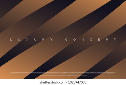 Black premium background with luxury dark gold bullion pattern and golden lines. Rich background for poster premium design.
