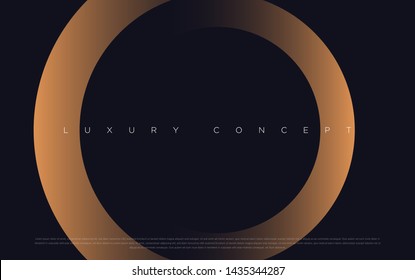 Fondo negro premium con lujosos patrones de lingotes de oro oscuro y líneas doradas. Fondo rico en diseño premium. - Vector