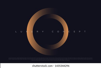 Black premium background with luxury dark gold bullion pattern and golden lines. Rich background for premium design. - Vector