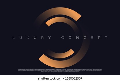 Black premium background with luxury dark golden geometric elements. Rich background for poster, banner, flyer, presentation, web design etc. Vector EPS