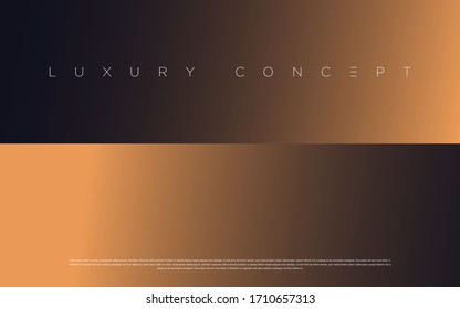 Black premium background with luxury dark golden geometric elements. Rich background for poster, banner, flyer, presentation, web design etc. Vector EPS