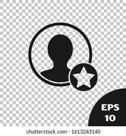 Black Premium create account screen icon isolated on transparent background.  Vector Illustration - Powered by Shutterstock - Get 15% off with code: PIKWIZARD15