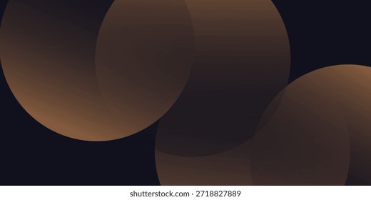 Fondo de espacio premium negro con globos oscuros de lujo modernos. Fondo de Vector rico para su elemento exclusivo