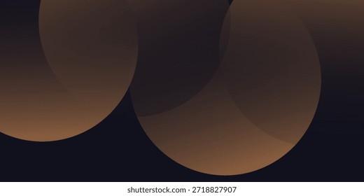 Fondo de espacio premium negro con globos oscuros de lujo modernos. Fondo rico del Vector para su Vector exclusivo del elemento