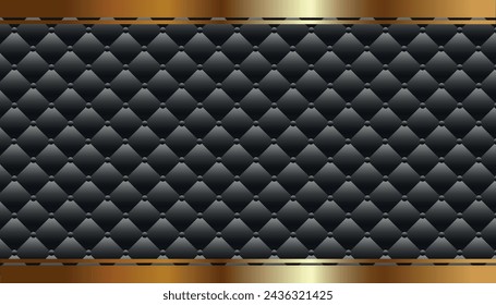 Black premium vintage casino background with gold elements